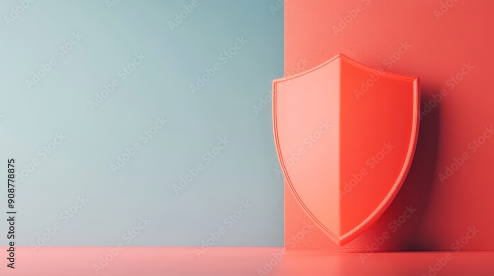 A shield showcasing the concept of antivirus software protection and cyber security. A shield showcasing the concept of antivirus software protection and cyber security.