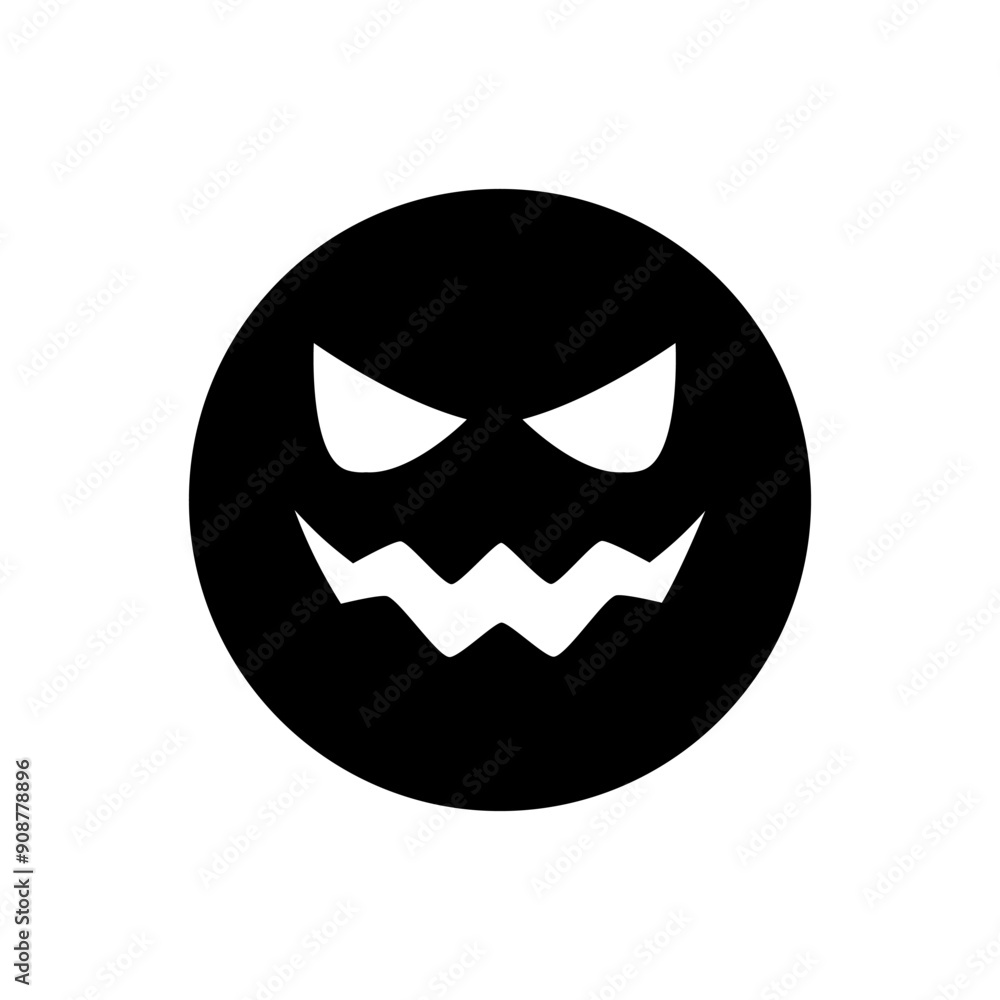 Halloween face icon vector. Scary face illustration sign. Funny Face symbol. Pumpkin face logo. Halloween face icon vector. Scary face illustration sign. Funny Face symbol. Pumpkin face logo.
