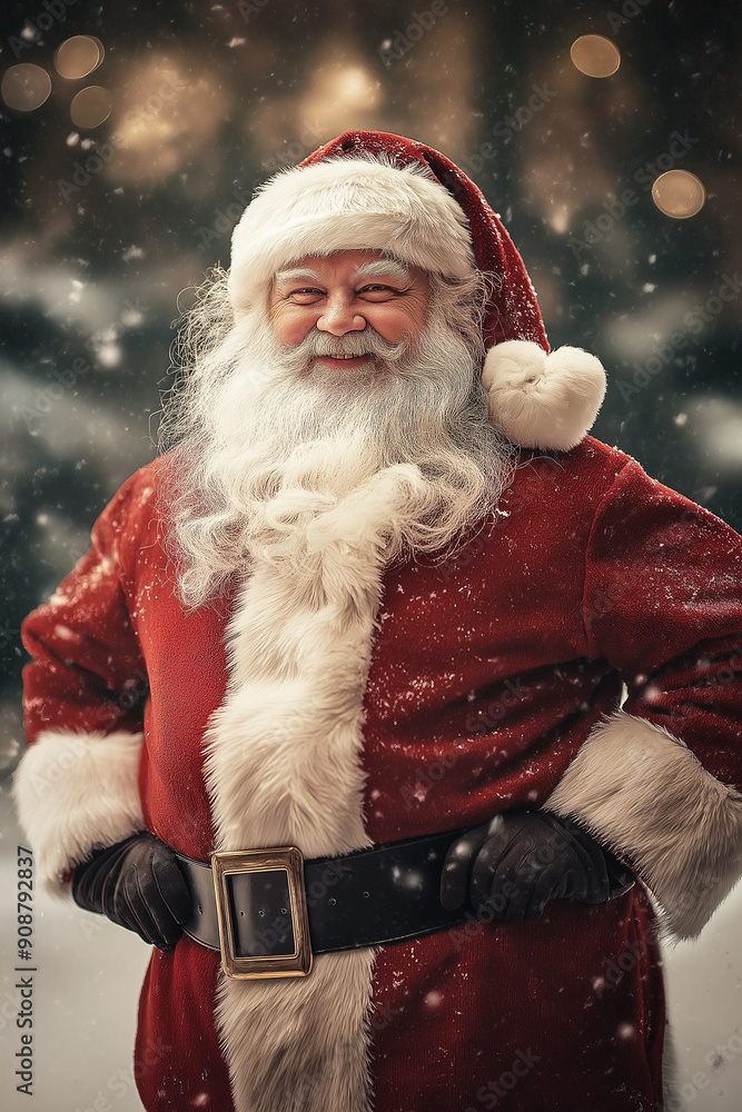 Jolly Santa in the Enchanted Forrest Jolly Santa in the Enchanted Forrest
