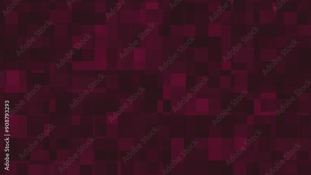 dark red geometric pixel square pattern abstract motion background. Seamless looping animation dark red geometric pixel square pattern abstract motion background. Seamless looping animation