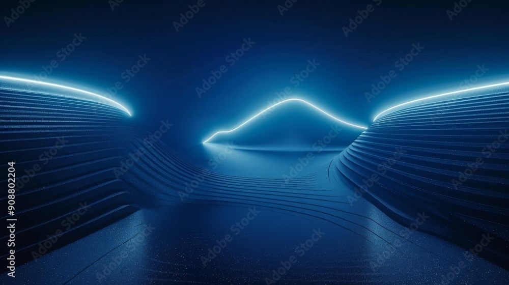 Abstract blue background with glowing light and sharp edges, technology wallpaper, high resolution, copy space for text or logo, Abstract blue background with glowing light and sharp edges, technology wallpaper, high resolution, copy space for text or logo,