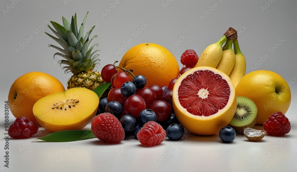 Vibrant Fresh Fruit Arrangement Vibrant Fresh Fruit Arrangement