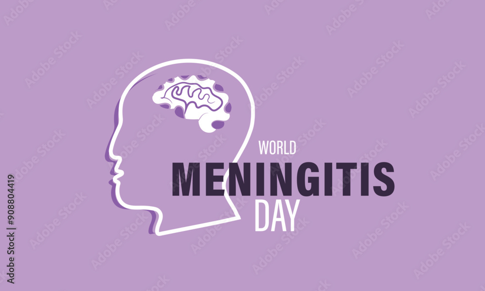 World Meningitis day. background, banner, card, poster, template. Vector illustration. World Meningitis day. background, banner, card, poster, template. Vector illustration.