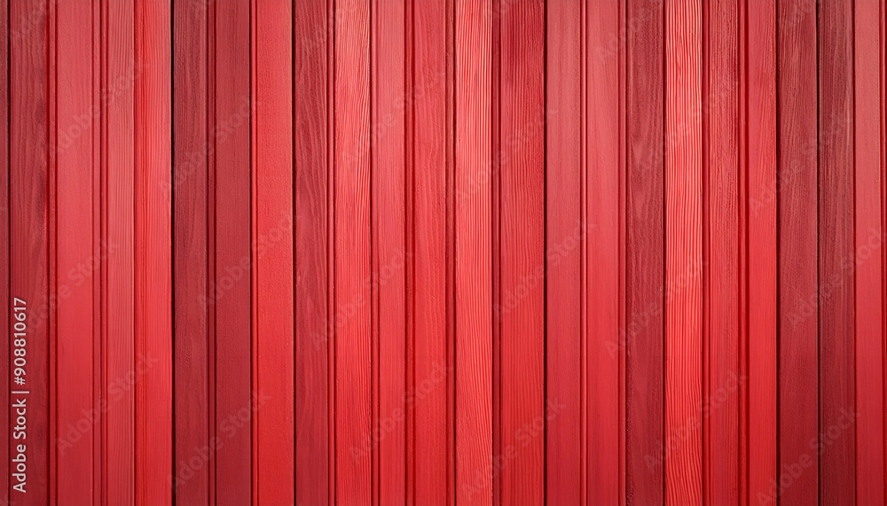 Vibrant Red Vertical Wooden Planks Providing Textured Background for Creative Designs Vibrant Red Vertical Wooden Planks Providing Textured Background for Creative Designs