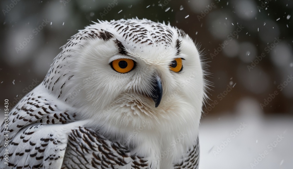 Snowy Owl in Winter Wonderland Snowy Owl in Winter Wonderland