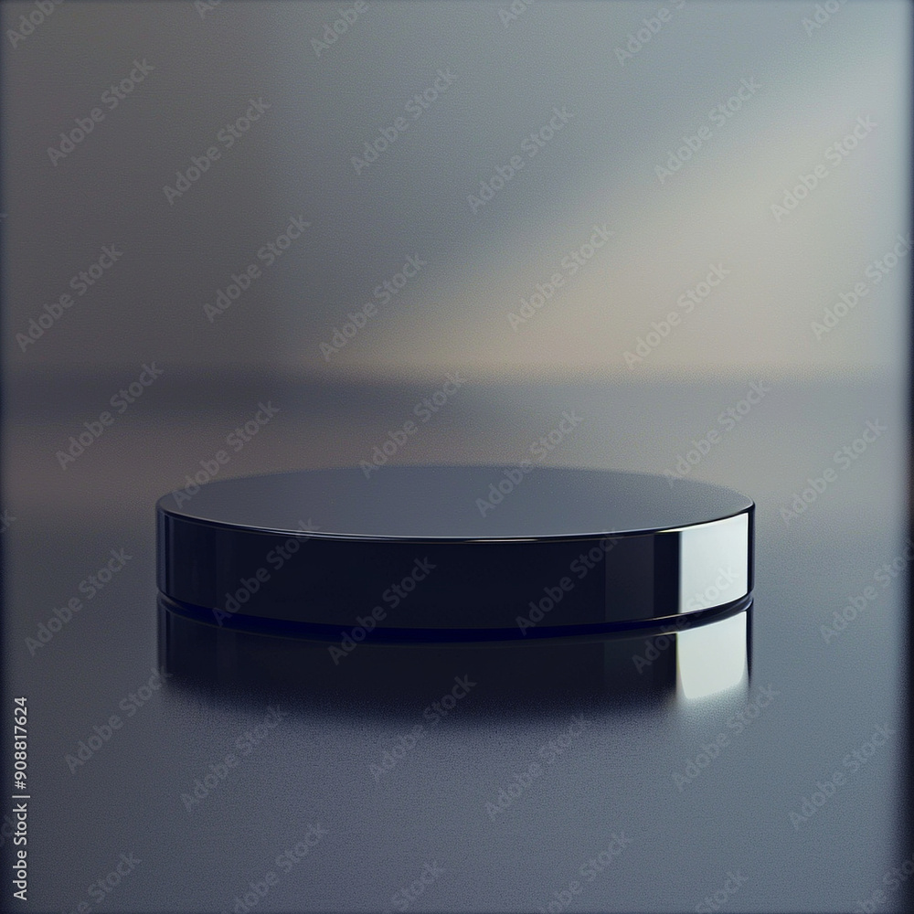 interior of a modern house with close up product display podium interior of a modern house with close up product display podium