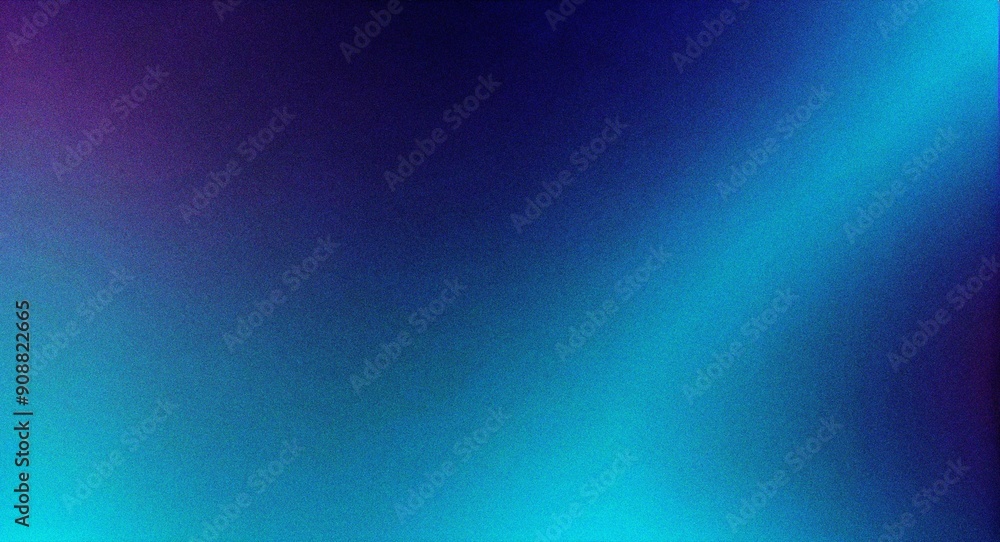 Fototapeta premium blue grainy gradient background noise texture poster backdrop banner design, copy space