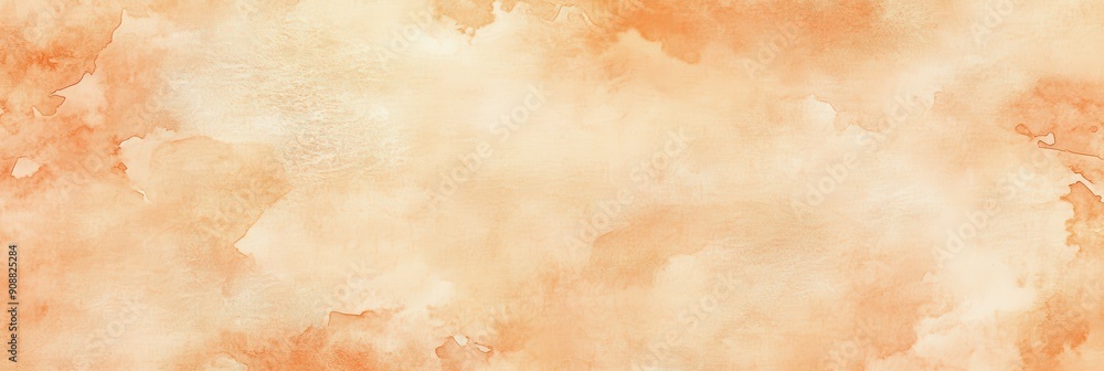 Obraz premium Abstract Watercolor Background with Warm Orange Hues