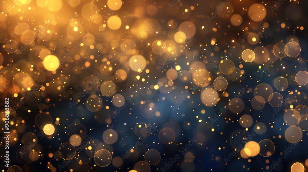 A mesmerizing display of warm golden lights creates a captivating bokeh effect, evoking a festive atmosphere perfect for celebrations A mesmerizing display of warm golden lights creates a captivating bokeh effect, evoking a festive atmosphere perfect for celebrations