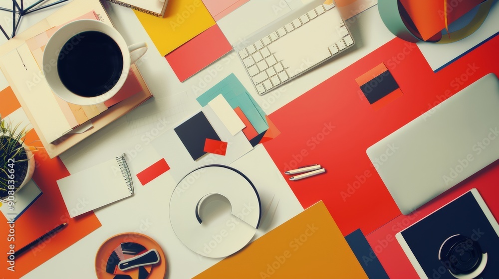 Abstract Art Design Concept Modern Contemporary Background for Business ...