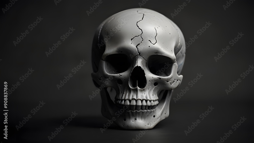 Intricate Close-Up of Human Skull: High-Resolution Photo Capturing the Details and Texture of Bone Structure for Medical, Educational. Intricate Close-Up of Human Skull: High-Resolution Photo Capturing the Details and Texture of Bone Structure for Medical, Educational.