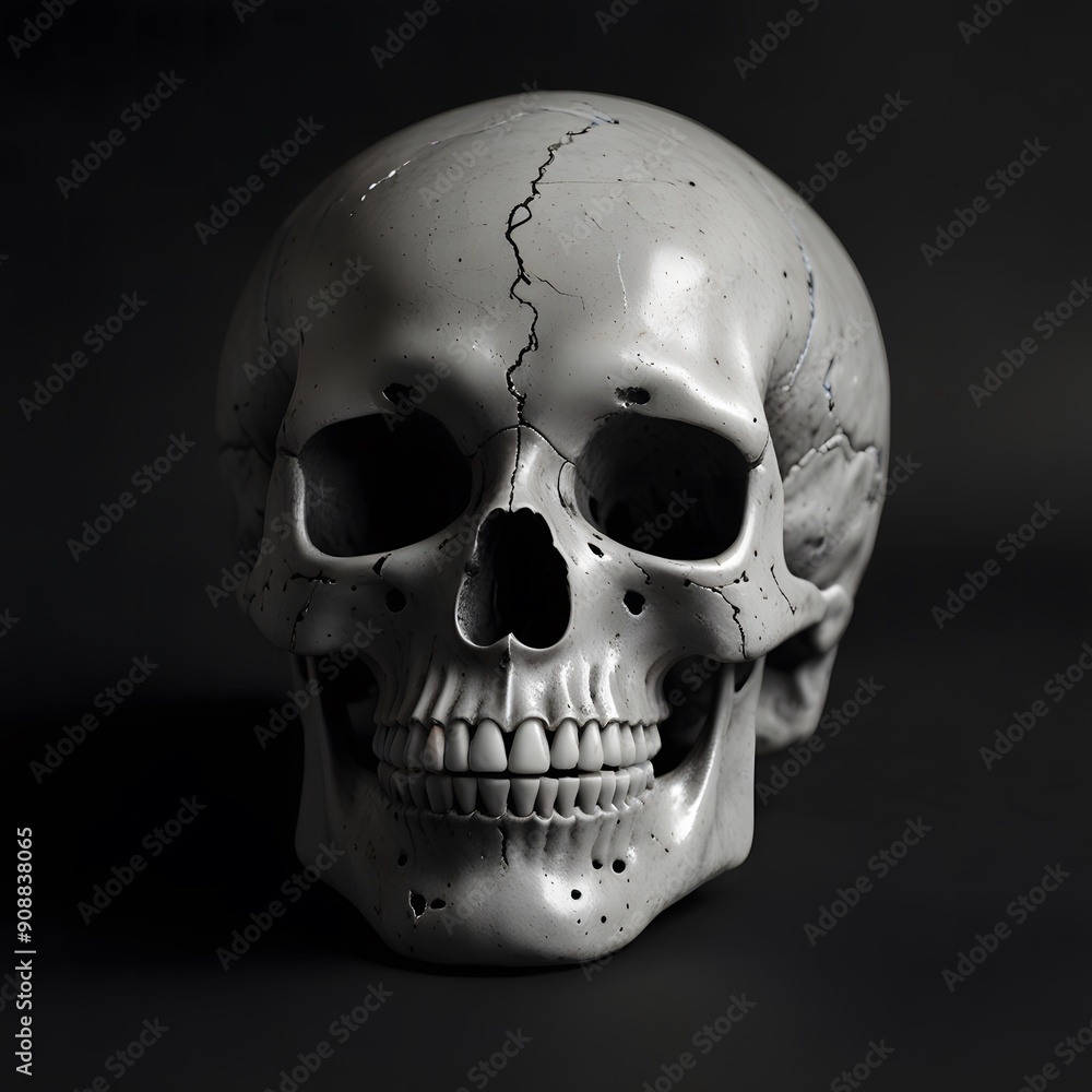 Intricate Close-Up of Human Skull: High-Resolution Photo Capturing the Details and Texture of Bone Structure for Medical, Educational. Intricate Close-Up of Human Skull: High-Resolution Photo Capturing the Details and Texture of Bone Structure for Medical, Educational.