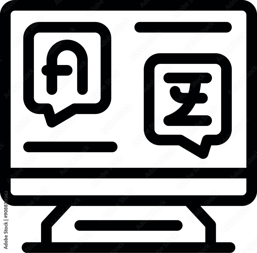Computer screen showing online translator translating from armenian to chinese Computer screen showing online translator translating from armenian to chinese