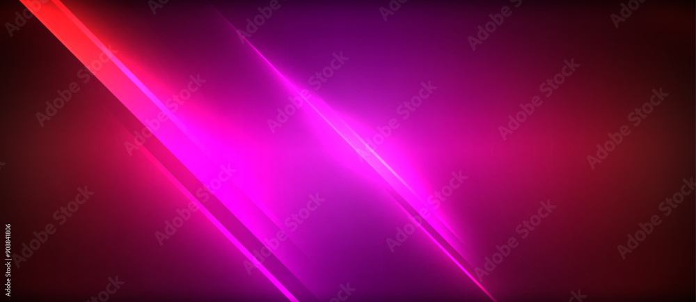 Neon dynamic diagonal light rays background. Techno digital geometric concept design for wallpaper, banner, presentation, background Neon dynamic diagonal light rays background. Techno digital geometric concept design for wallpaper, banner, presentation, background