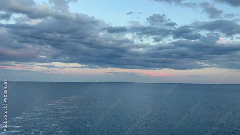 Sea view scenery over Mediterranean Sea Sea view scenery over Mediterranean Sea