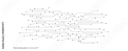 Circuit board texture with communication technology concept
