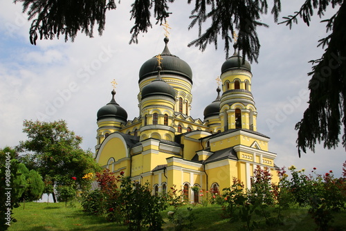 The main Church of Hincu Monastery (Moldova)