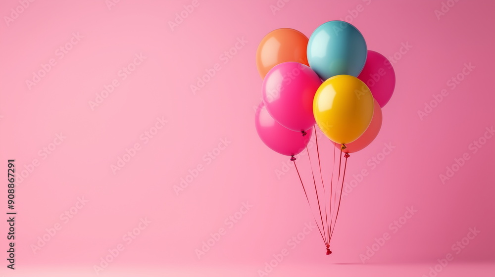 helium balloon with copy space for text helium balloon with copy space for text