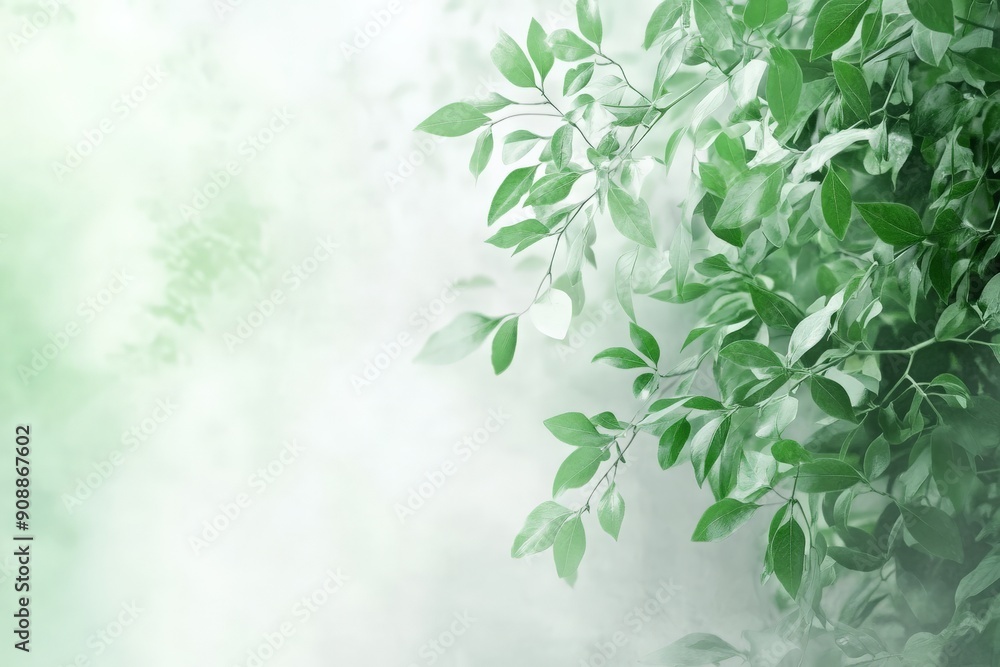 Green Foliage in a Dreamy Haze Green Foliage in a Dreamy Haze