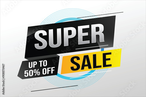 super sale poster banner graphic design icon logo sign symbol social media website coupon

