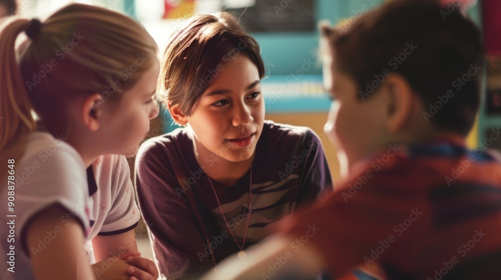 students talking students talking