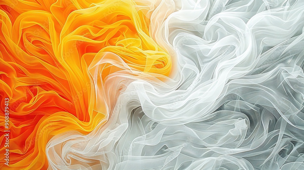 A background consisting of white, orange, and yellow with white, orange, yellow, and white swirls A background consisting of white, orange, and yellow with white, orange, yellow, and white swirls