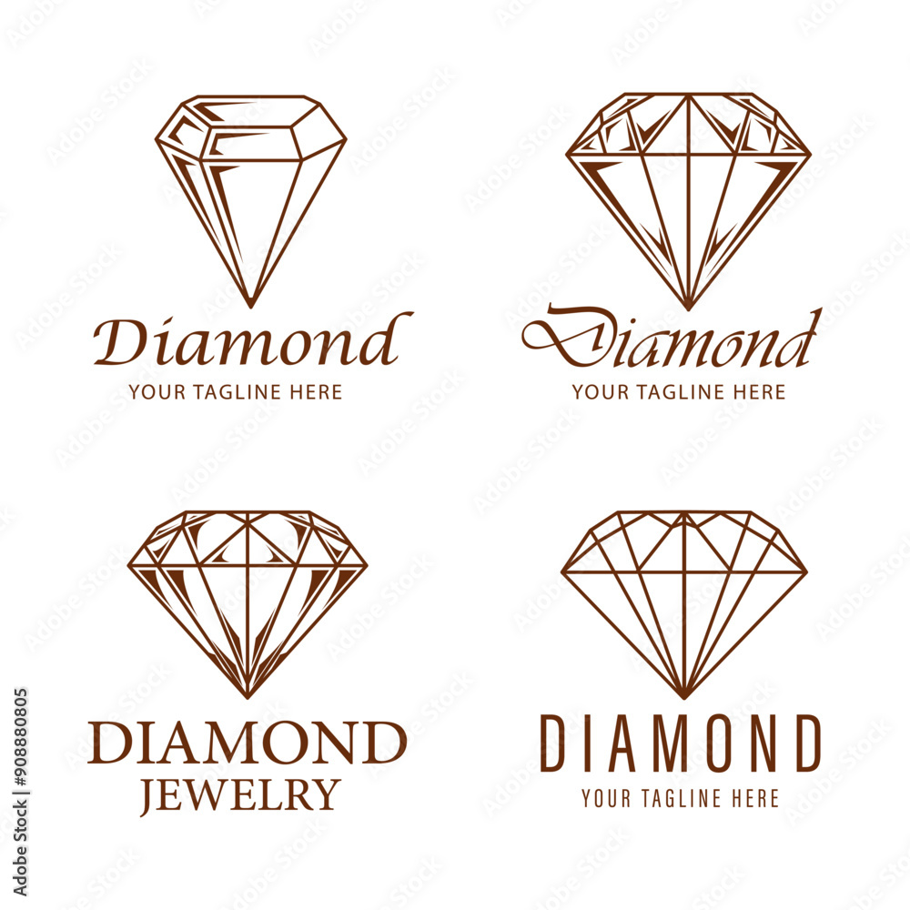 luxury diamond logo collection luxury diamond logo collection