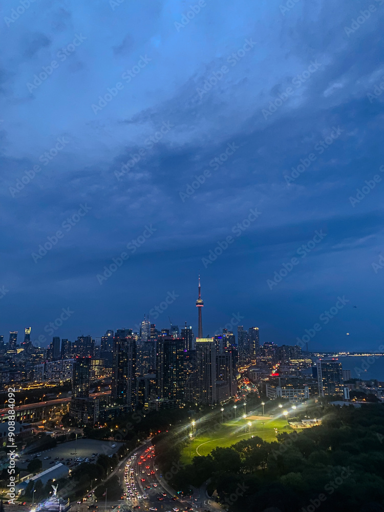 Fototapeta premium Toronto city at night 