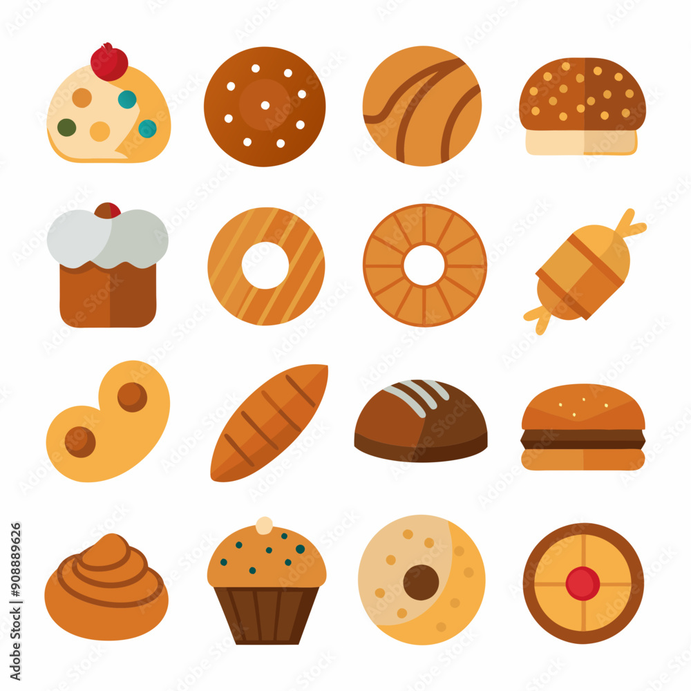 pattern with sweets vector svg pattern with sweets vector svg