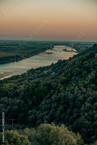 Rio Tejo em Santarém Portugal 
