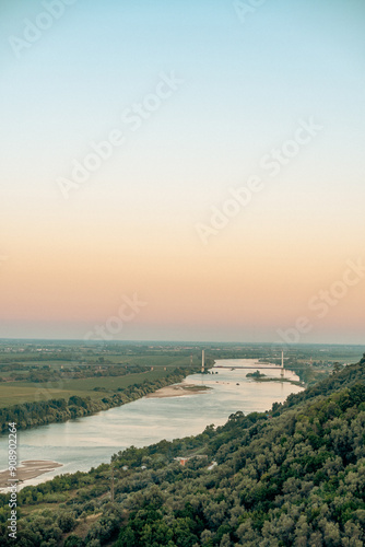 Rio Tejo em Santarém Portugal 