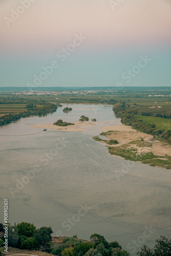 Rio Tejo em Santarém Portugal 