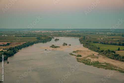 Rio Tejo em Santarém Portugal 