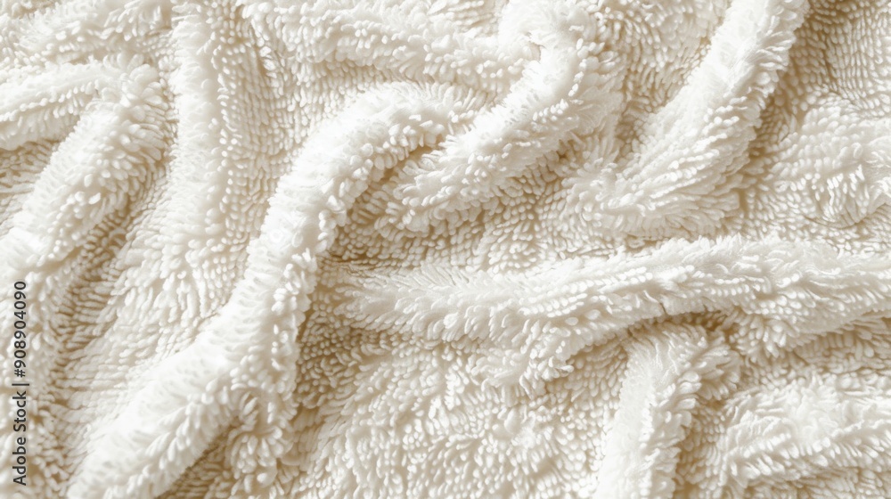 Softness and Simplicity. Towel texture on a plain background concept Softness and Simplicity. Towel texture on a plain background concept