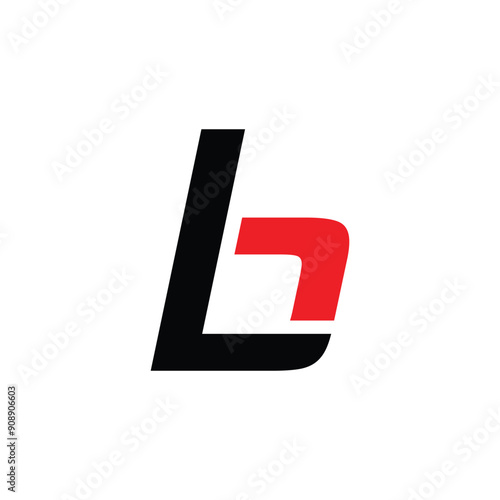 LB Simple Letter Logo Design - Vector Images 