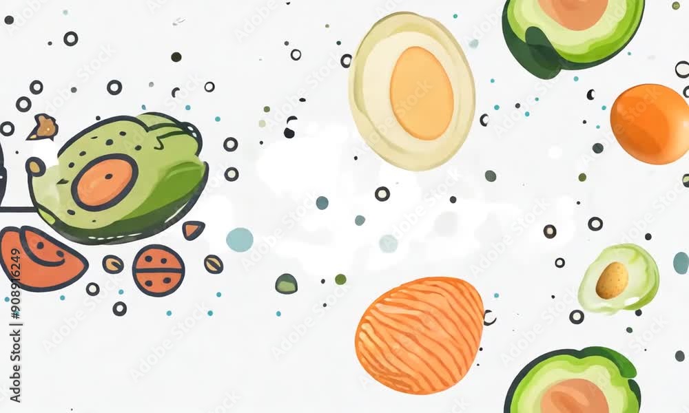 Healthy Food Illustration Healthy Food Illustration