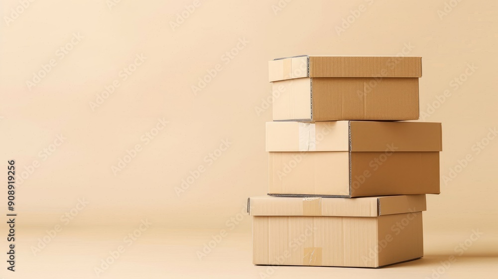 A neatly stacked pile of cardboard boxes on a plain background, symbolizing moving or storage organization.
A neatly stacked pile of cardboard boxes on a plain background, symbolizing moving or storage organization.