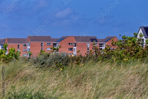 houses near beach in Crosby, UK