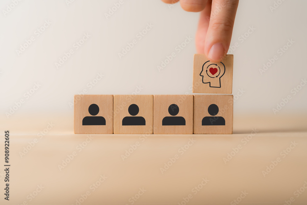 Empathy concept. The power of emotional intelligent, soft skill development. Empathy in the workplace, good leaders and managers to help company Empathy concept. The power of emotional intelligent, soft skill development. Empathy in the workplace, good leaders and managers to help company