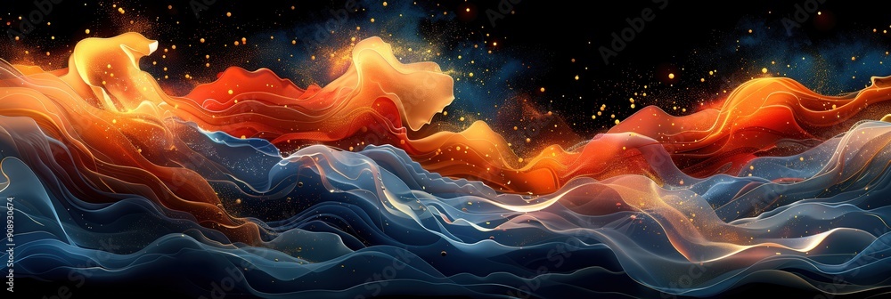 Banner: abstract background in colors and patterns for Asian-American ...