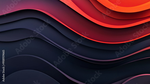 A black and red striped background with a red line