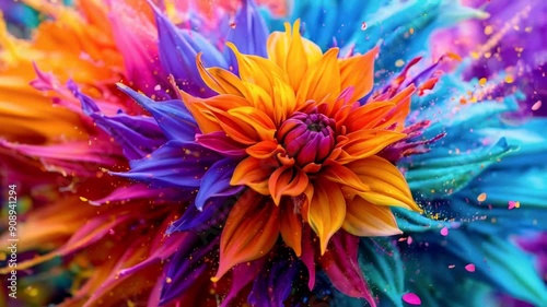 colorful flower background