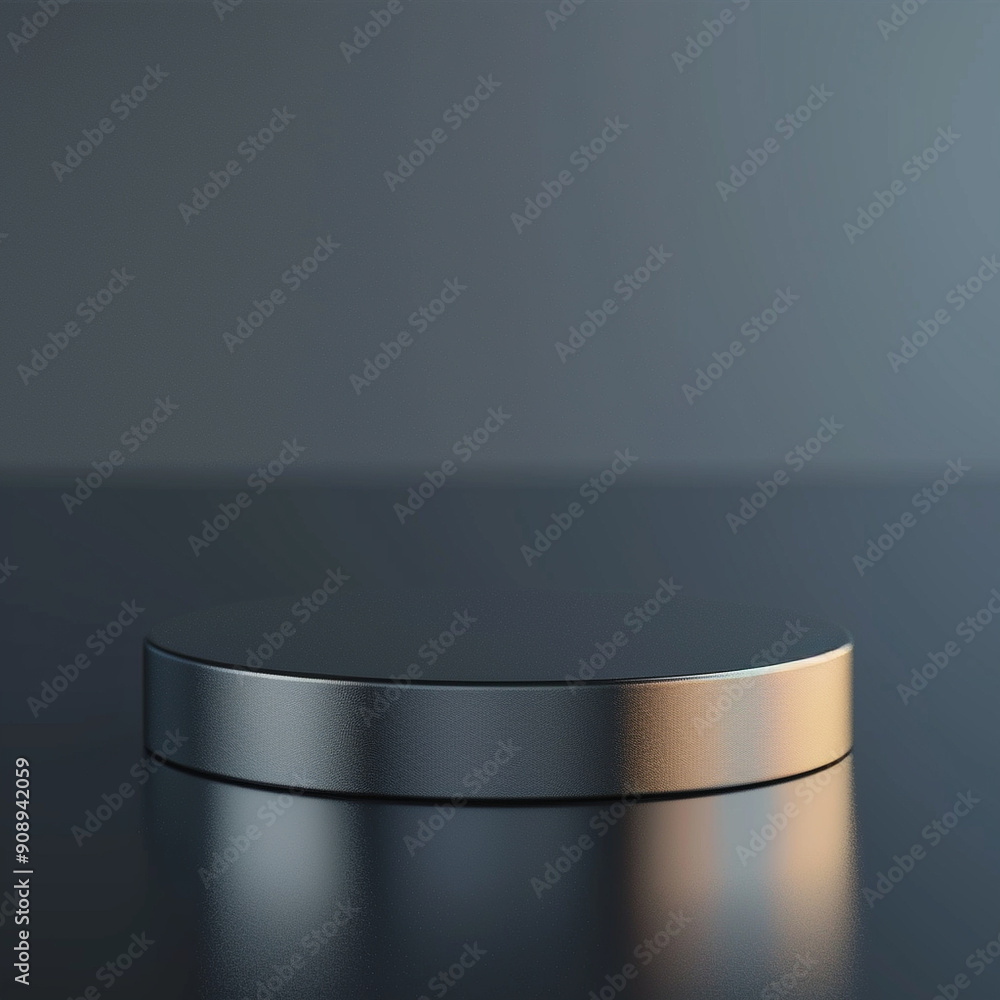 interior of a modern house with close up product display podium interior of a modern house with close up product display podium