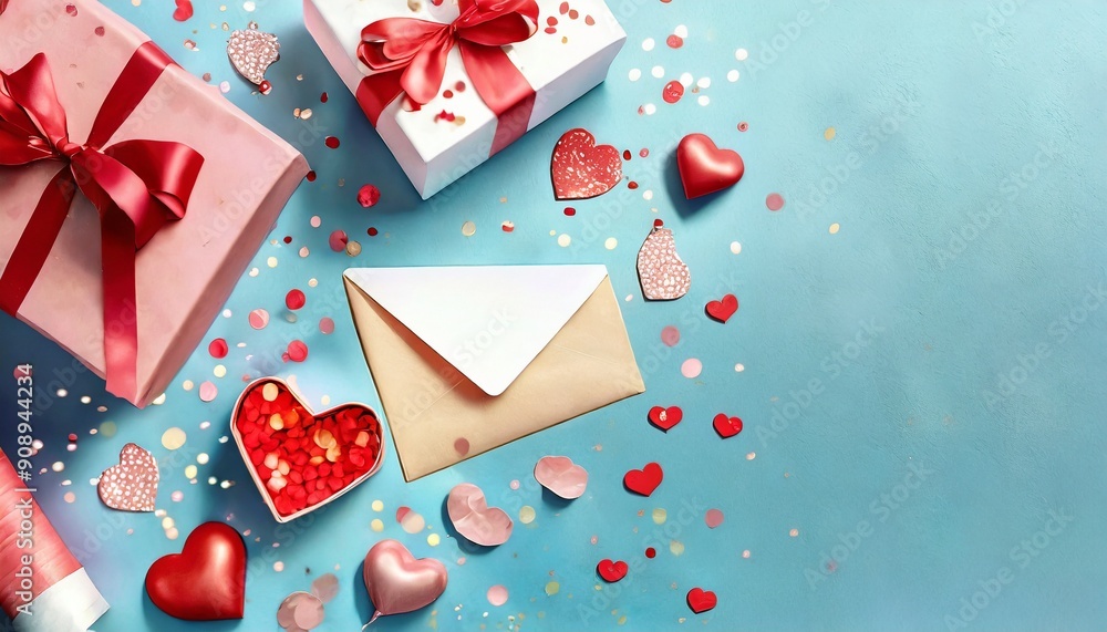 gift box with hearts gift box with hearts