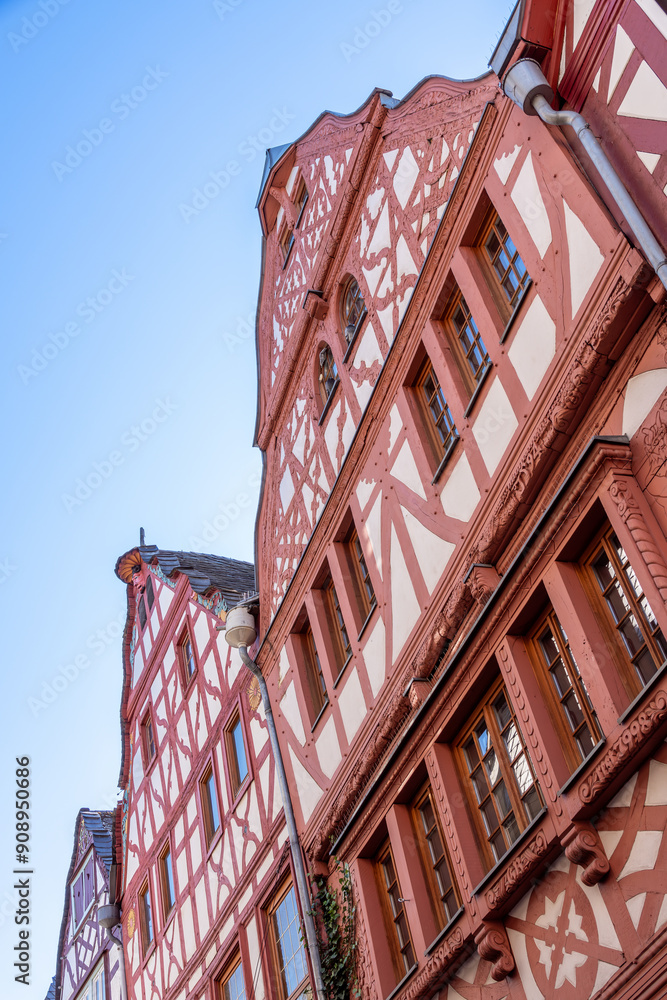 Historisches Fachwerk Ensemble in der Stadt Limburg an der Lahn in Hessen
