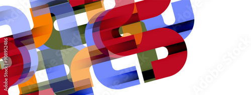 Lines, abstract letter style design background. Geometric vector Illustration For Wallpaper, Banner, Background, Card, Book Illustration, landing page