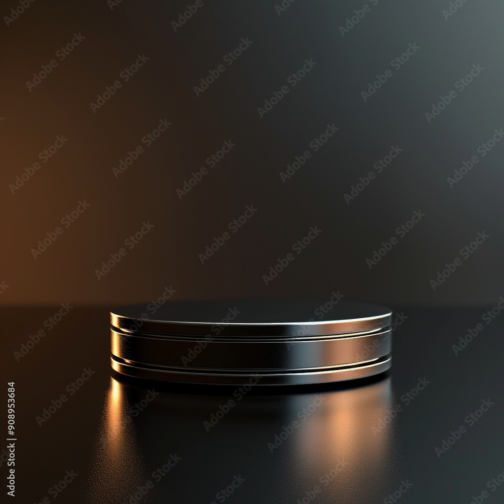 interior of a modern house with close up product display podium interior of a modern house with close up product display podium