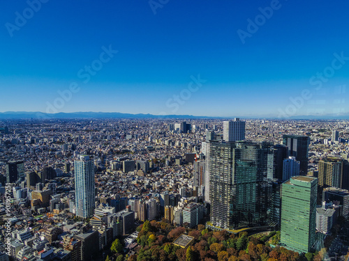 【東京都】東京都庁から見た風景