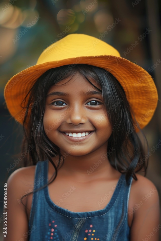 Young African American student girl smiling warmly at home portrait radiates positivity charm Young African American student girl smiling warmly at home portrait radiates positivity charm