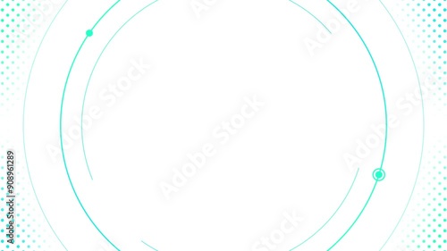 広がるドットウェーブループアニメーション　白背景